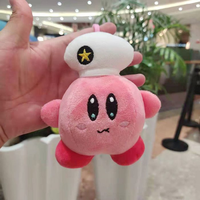 15Cm Kirby Kawai Love Strawberry Plush Toys Dolls Cute Cartoon Backpack Decorative Key Chain Pendant Soft 1 - Kirby Plush