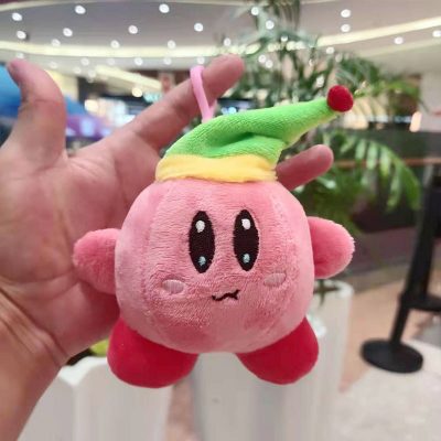 15Cm Kirby Kawai Love Strawberry Plush Toys Dolls Cute Cartoon Backpack Decorative Key Chain Pendant Soft 3 - Kirby Plush