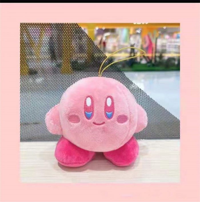 2022 New Kirby Anime Plush Stuffed Toys Girls Cartoon Green Blue Kirby Fashion Children Pink Plush 1 - Kirby Plush