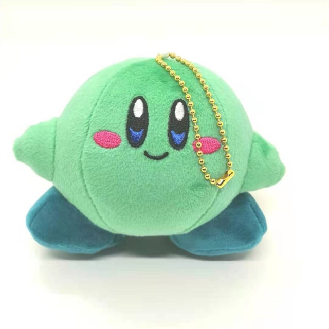 2022 New Kirby Anime Plush Stuffed Toys Girls Cartoon Green Blue Kirby Fashion Children Pink Plush 11.jpg 640x640 11 - Kirby Plush