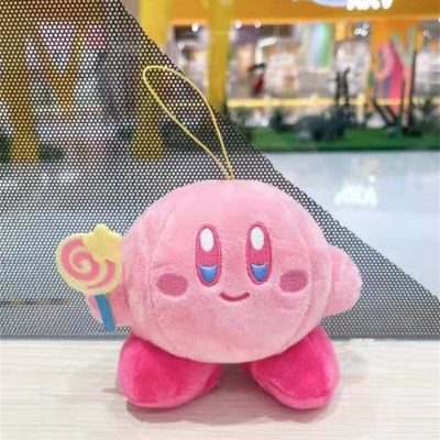2022 New Kirby Anime Plush Stuffed Toys Girls Cartoon Green Blue Kirby Fashion Children Pink Plush 2 - Kirby Plush