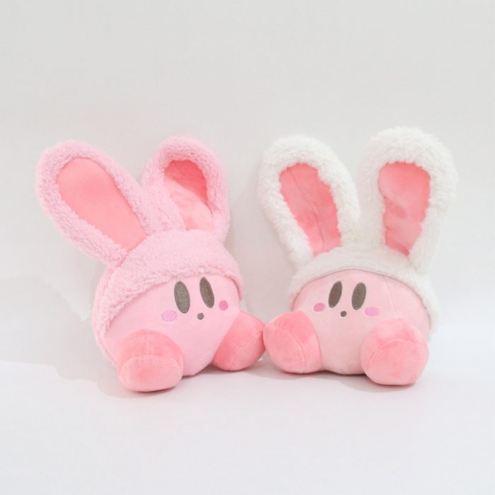 24cm Star Kirby Plush Cartoon Toys Rabbit Ear Stuffed Peluche Great Christmas Birthday For Children Gift 2 - Kirby Plush
