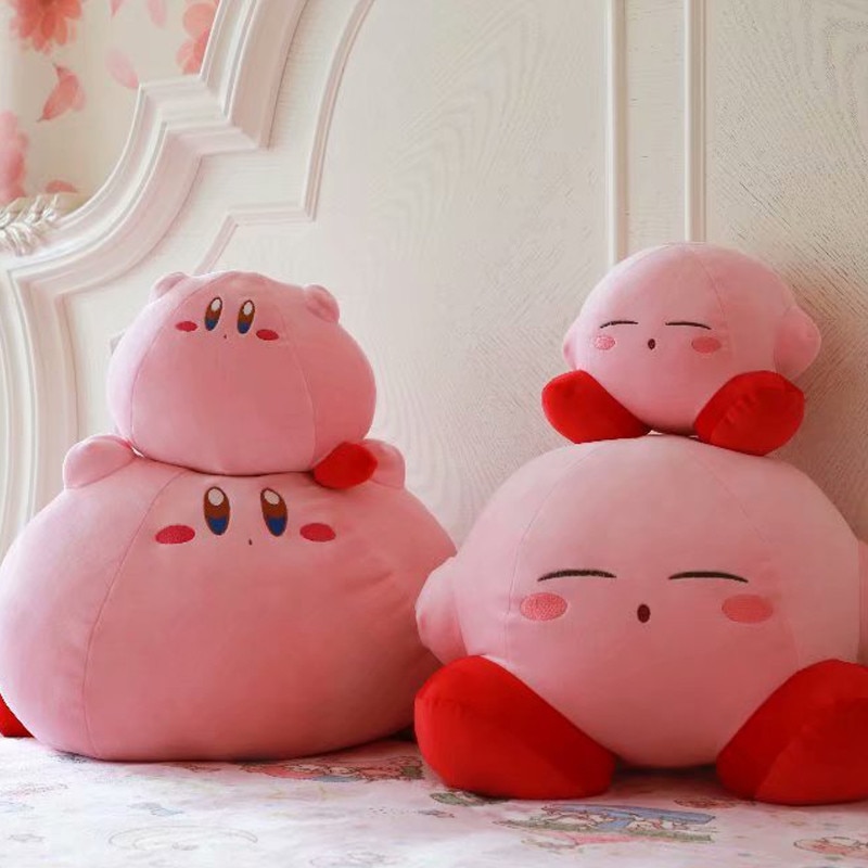 Kirby Sleeping Big Plush Doll 33cm Kawaii Anime Brand New 