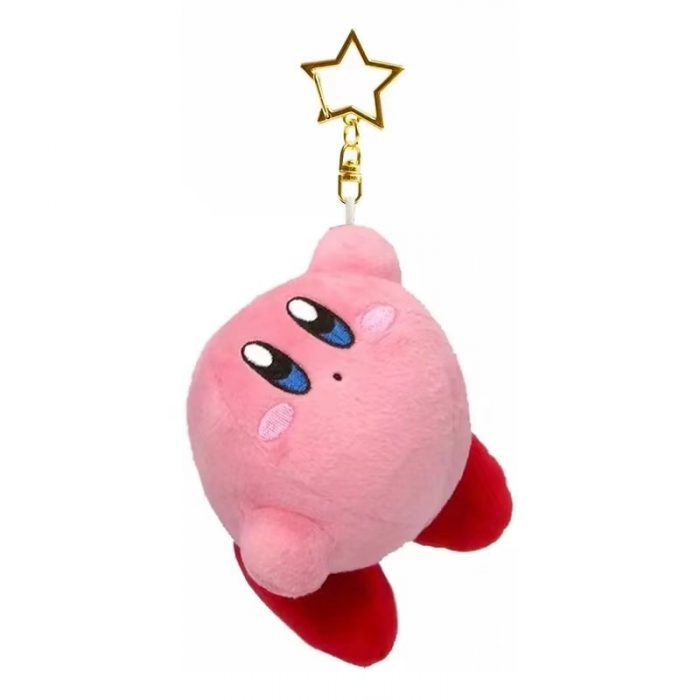 Anime Kawaii Cute Cartoon Star Kirby Plush Doll Toy Pendant Pink Girl Heart Bag Pendant Keychain 2 - Kirby Plush