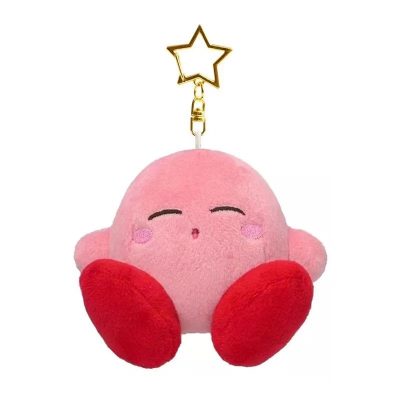 Anime Kawaii Cute Cartoon Star Kirby Plush Doll Toy Pendant Pink Girl Heart Bag Pendant Keychain 3 - Kirby Plush
