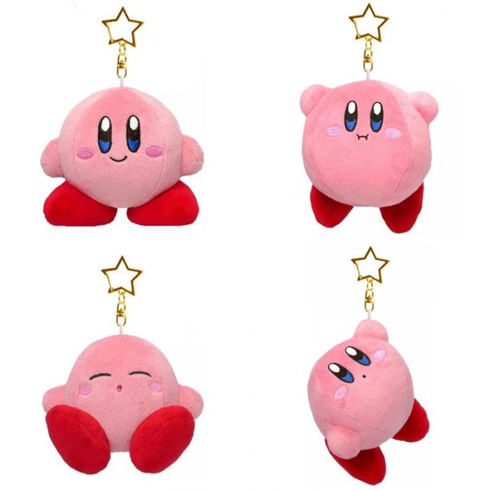 Anime Kawaii Cute Cartoon Star Kirby Plush Doll Toy Pendant Pink Girl Heart Bag Pendant Keychain - Kirby Plush
