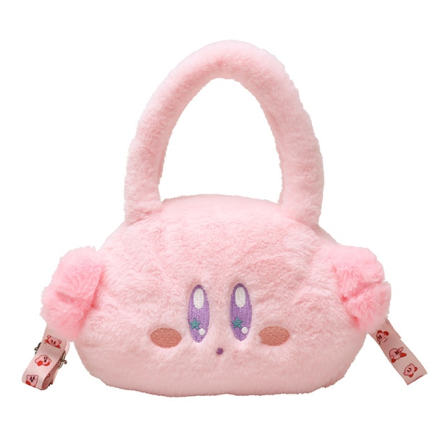Cartoon Kirby Plush Toys for Girls Sweet Pink Kirby Plushie Stuffed Toys Children Plush Women Messenger 1.jpg 640x640 1 - Kirby Plush