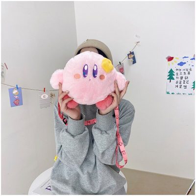 Cartoon Kirby Plush Toys for Girls Sweet Pink Kirby Plushie Stuffed Toys Children Plush Women Messenger 2 - Kirby Plush