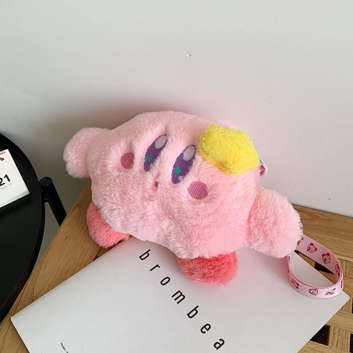 Cartoon Kirby Plush Toys for Girls Sweet Pink Kirby Plushie Stuffed Toys Children Plush Women Messenger 3 - Kirby Plush