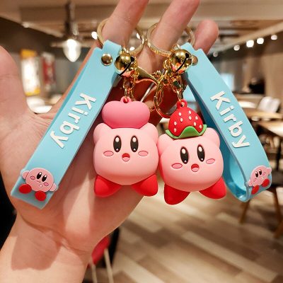 Kawaii Kirby Plush Cartoon Cute Dolls Kirbys Plushie Keychain Anime Plush Toys For Girls Kids Toys 3 - Kirby Plush