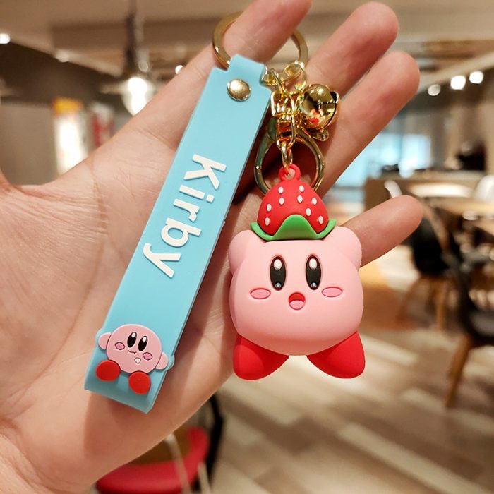 Kawaii Kirby Plush Cartoon Cute Dolls Kirbys Plushie Keychain Anime Plush Toys For Girls Kids Toys 5 - Kirby Plush
