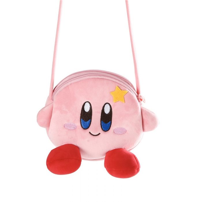 Kawaii Kirby Plush Toy Hand Bag Cartoon Star Kirby Messenger Bag Plush Toy for Girls Birthday - Kirby Plush