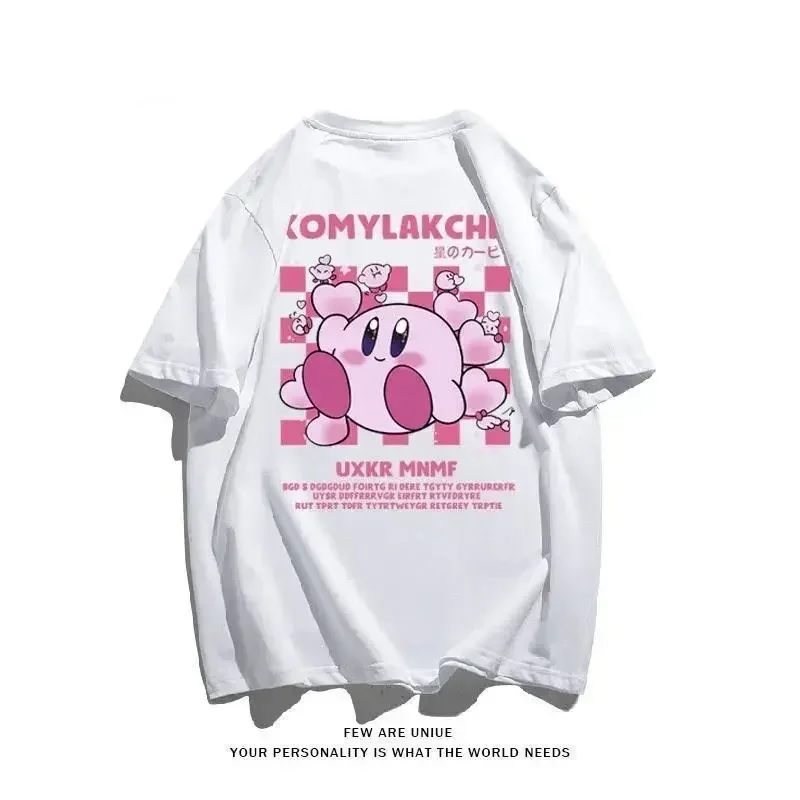 Japanese Cute Kirby Graphic T Shirts Printed T shirt Women O Neck Short Sleeve Fashion Unisex 3 - Kirby Plush