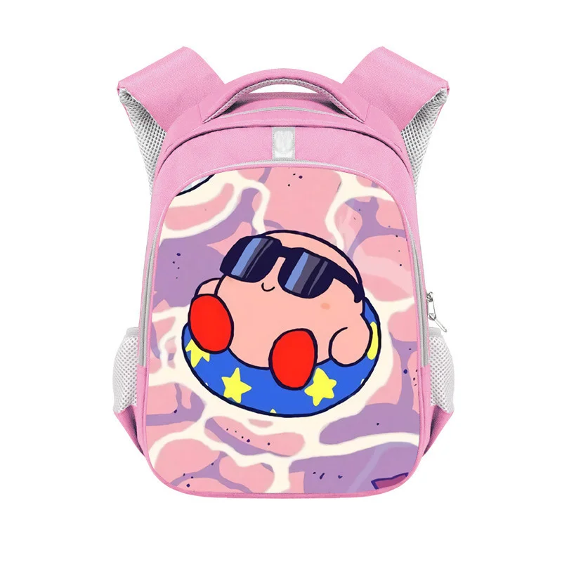 Kirby Children Backpack Boys Rucksack Cartoon Anime Student Book Bag Kids Girls Schoolbag Children Knapsack Birthday 4 - Kirby Plush